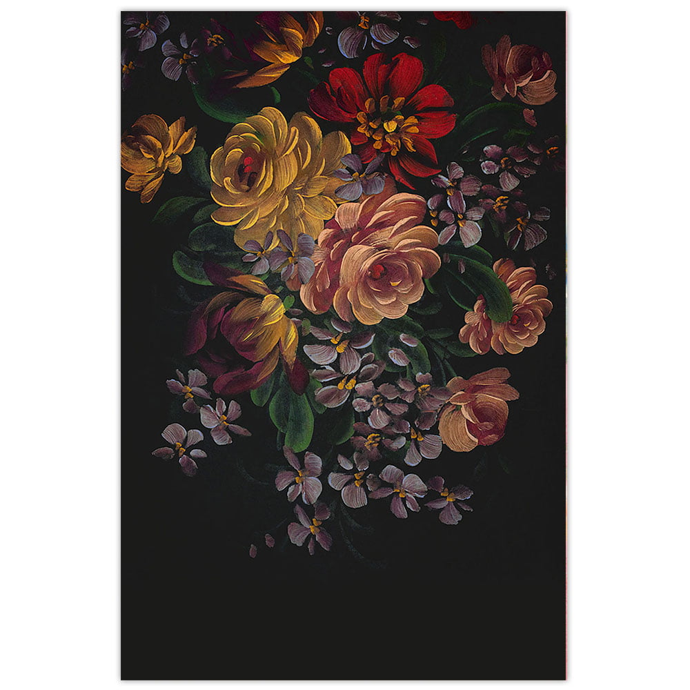 Fundo Fotográfico Pintura Fine Art Floral em Tecido FFF-186