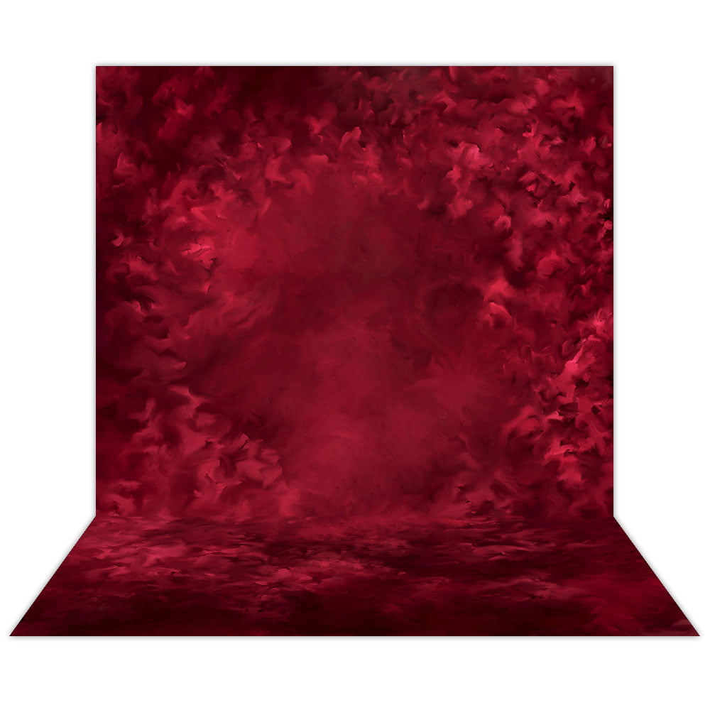 Fundo Fotográfico Textura Fine Art Vermelho Gigante em Tecido FFT-345