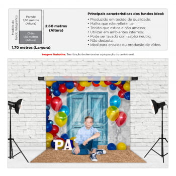 Fundo Fotográfico Dia dos Pais em Tecido FPA-135