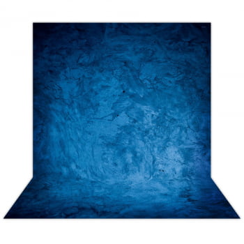 Fundo Fotográfico Textura Mesclado Azul Royal Gigante em Tecido FFT-411 